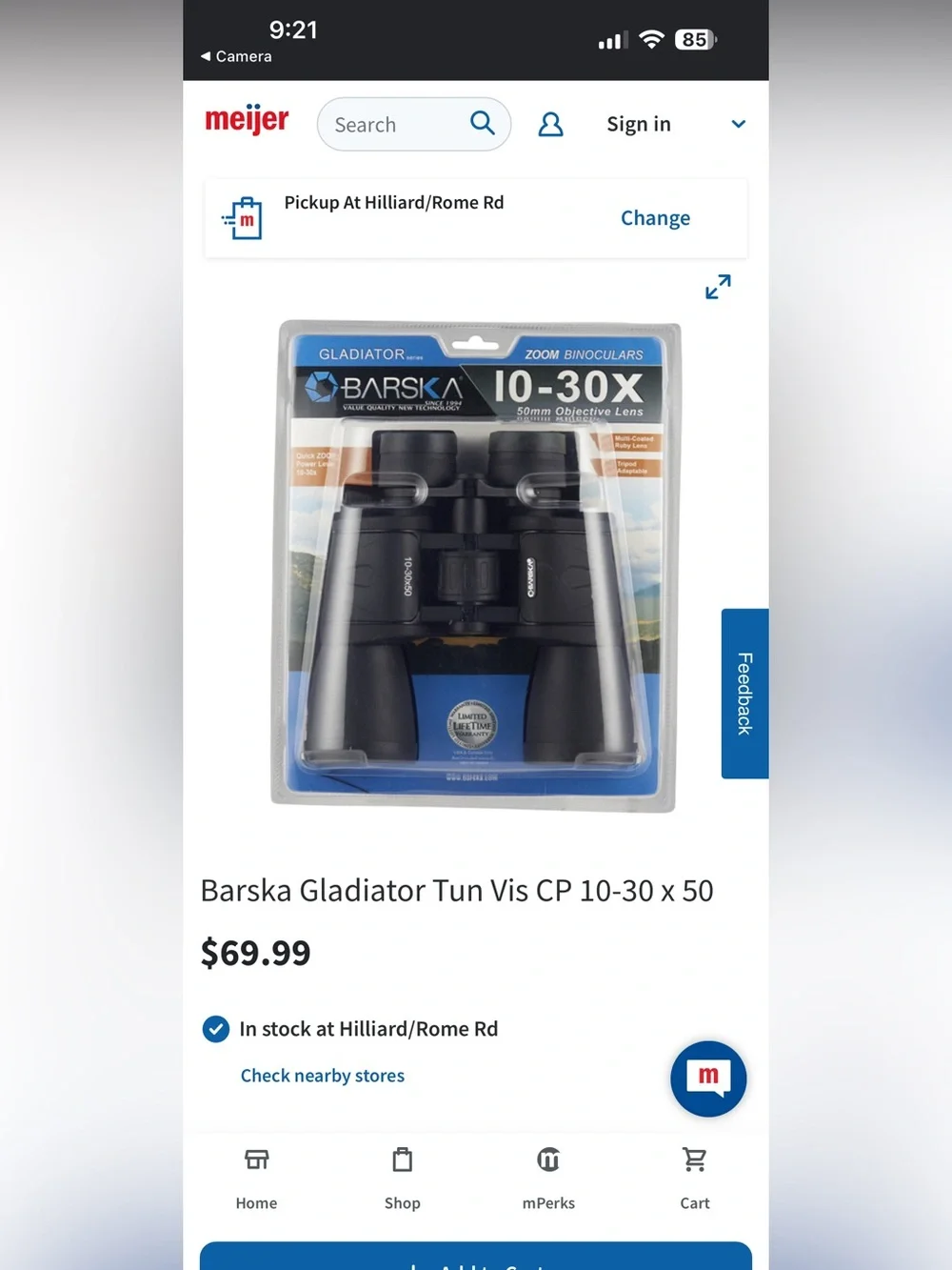 New Sealed Barska Gladiator 10-30x Zoom Binoculars - Black